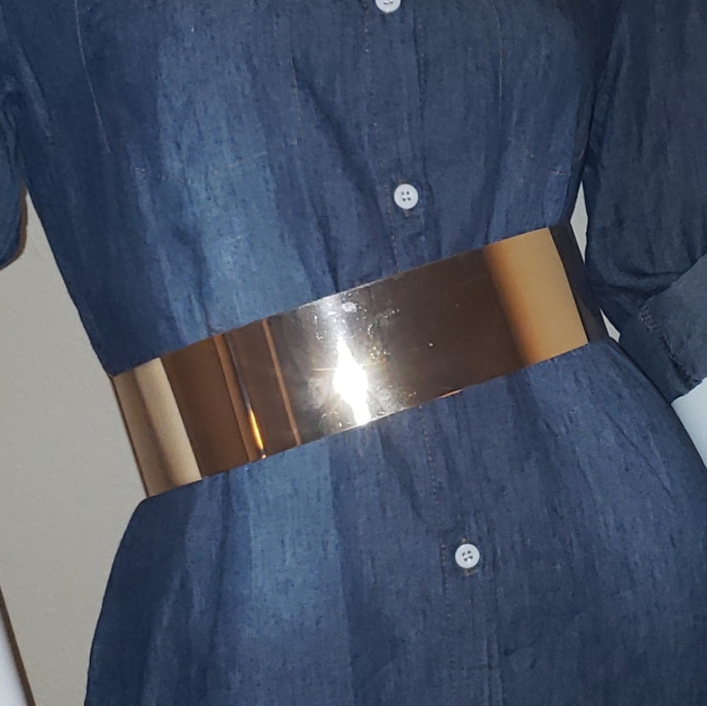 GOLD METAL BELT